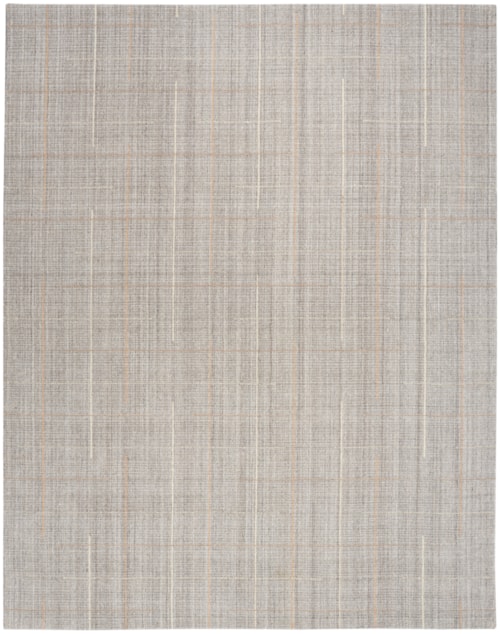 9'9" X 13'9" Grey Rectangle Rug