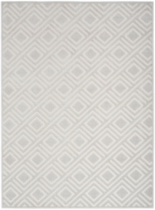5'3" X 7' Light Grey Rectangle Rug