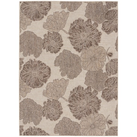 6' x 9' Natural Tropical Rug