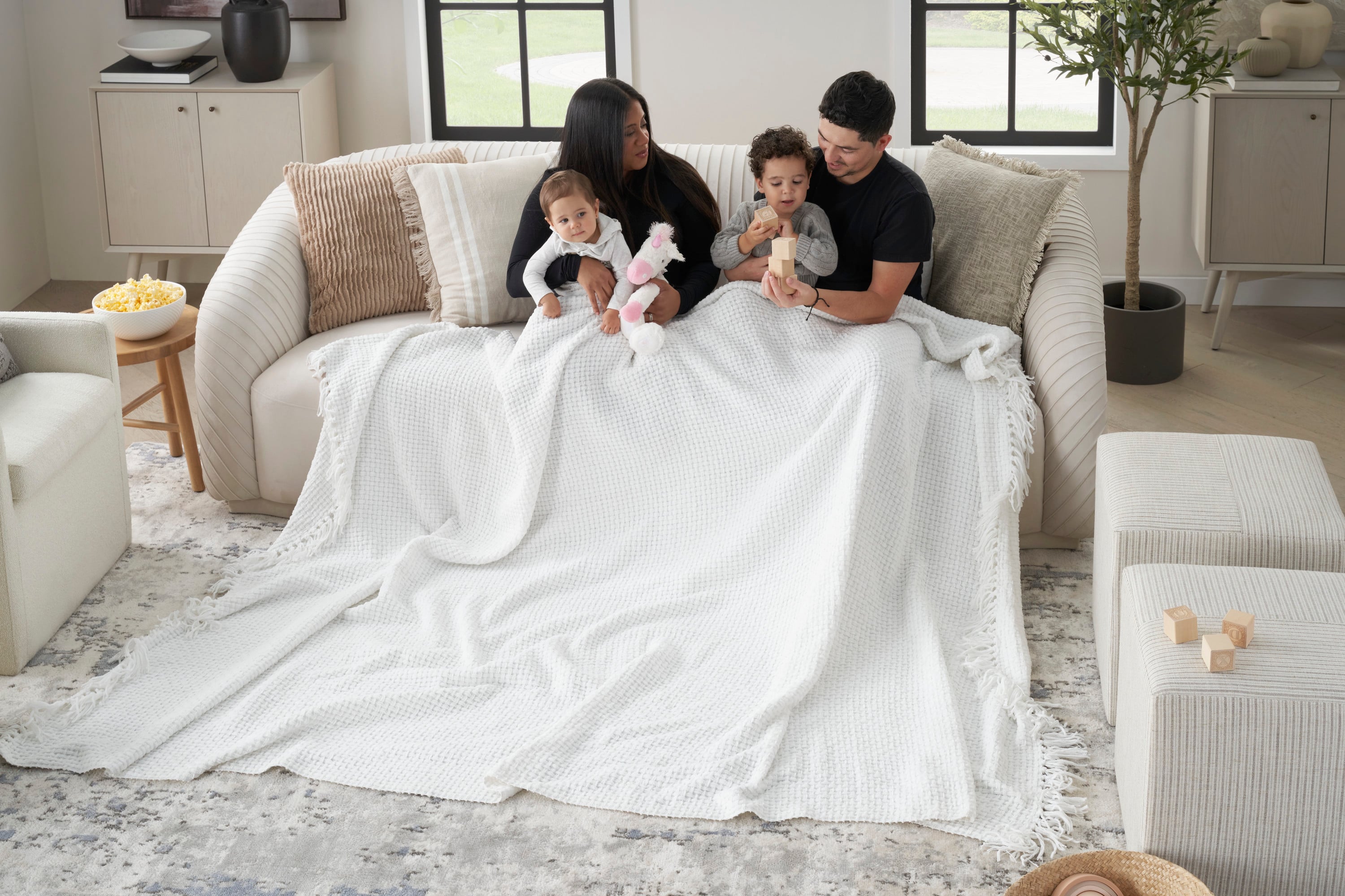 Nourison Lifestyle 70" x 103" Throw blankets