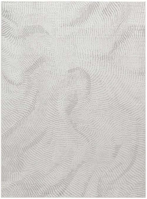 7'10" X 9'10" Grey Rectangle Rug