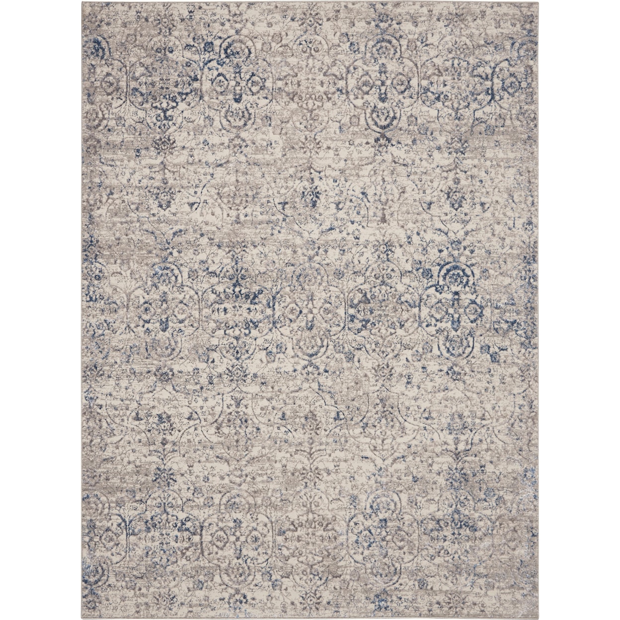 Nourison ROYAL TERRACE 5'3" x 7'3" Beige Blue Vintage Rug