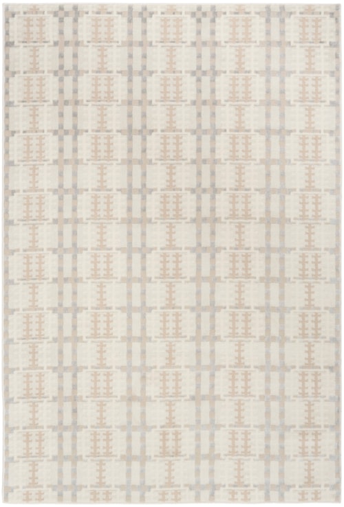 4' X 6' Ivory Multicolor Rectangle Rug