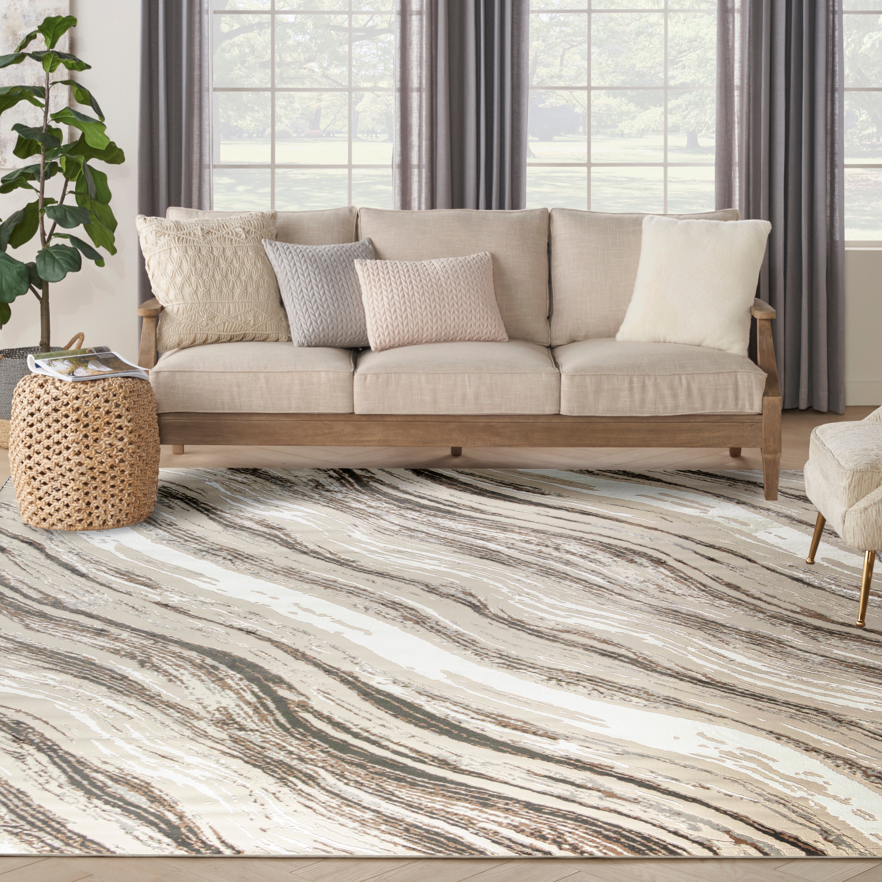 Nourison Sustainable Trends 7'10" x 9'10"  Rug