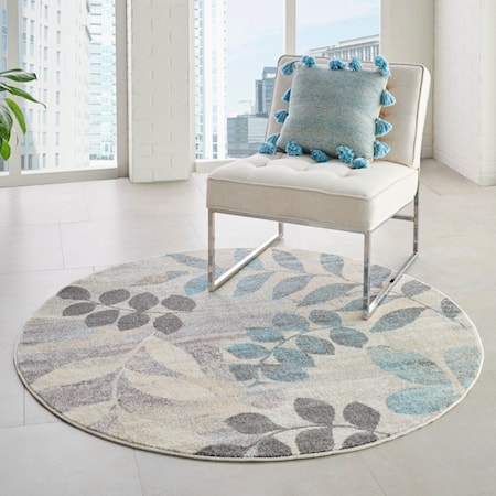 7&apos;10&quot; Round  Rug