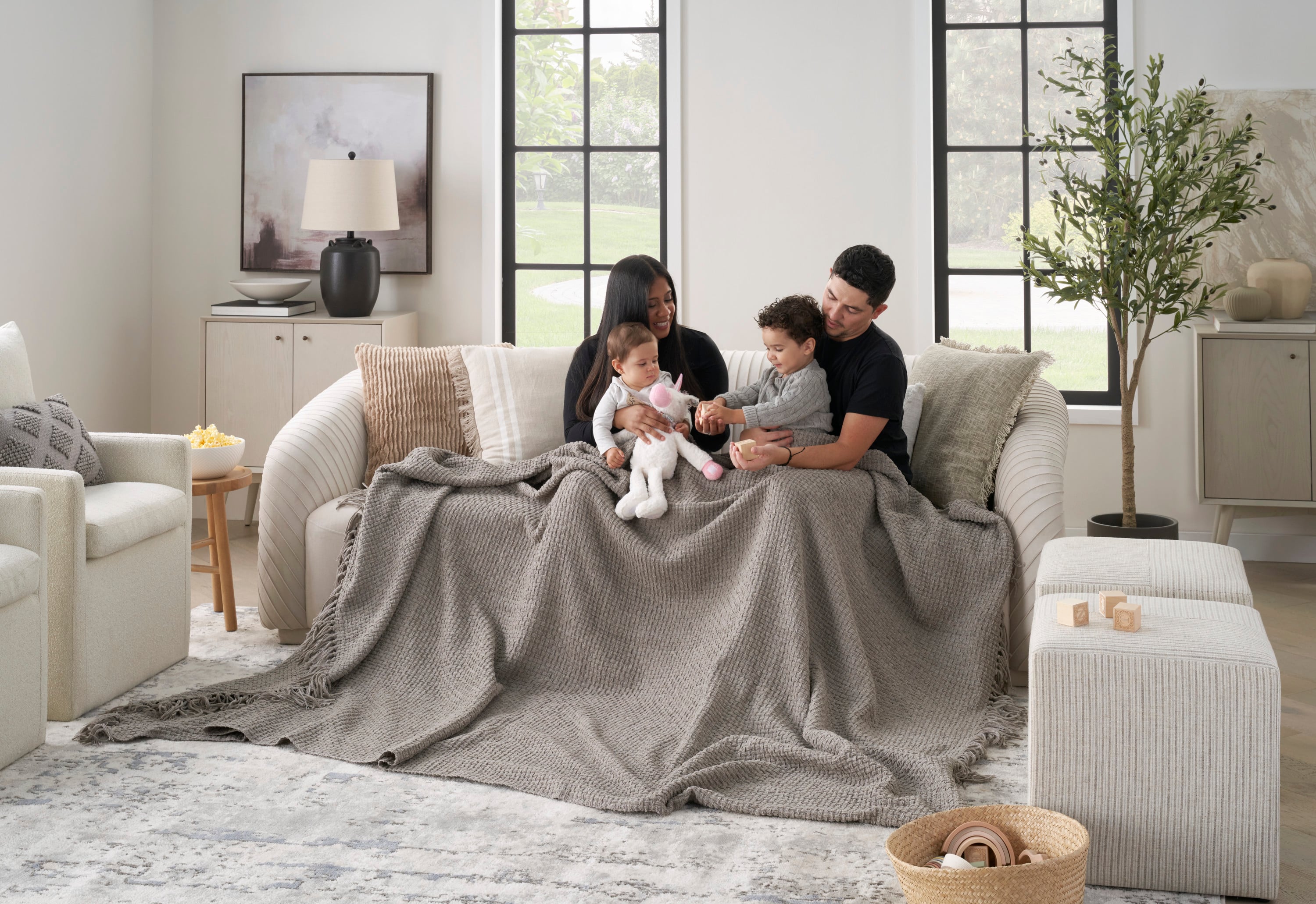 Nourison Lifestyle 70" x 103" Throw blankets