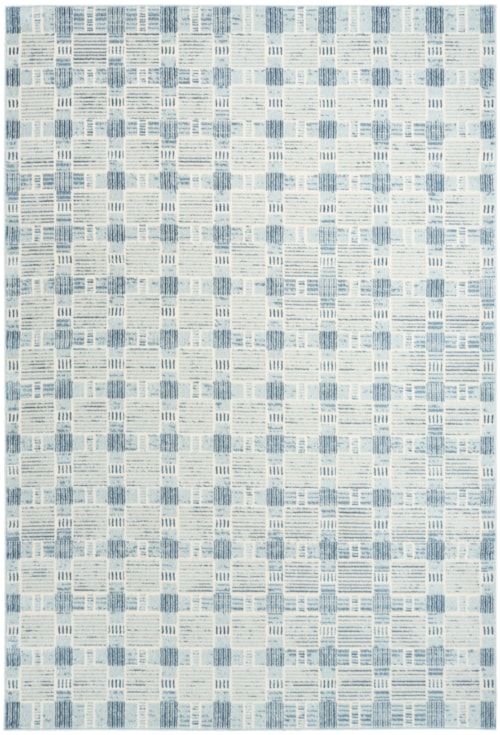 5' X 7' Blue Rectangle Rug
