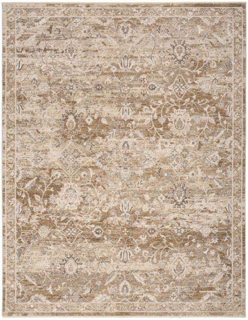 5'3" X 7'6" Beige Rectangle Rug