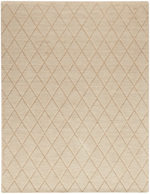 7'9" X 9'9" Beige Rectangle Rug