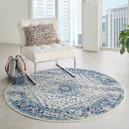 7&apos;10&quot; Round  Rug