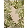 Nourison Aloha 3'6" x 5'6" Ivory Green Outdoor Rug