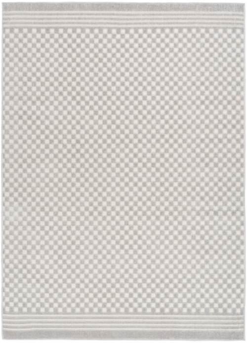 6'7" X 9'2" Light Grey Rectangle Rug