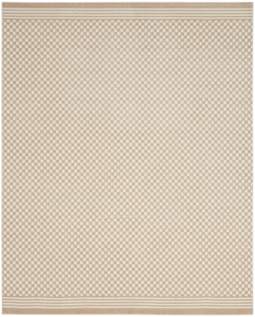 9'2" X 12' Beige Rectangle Rug