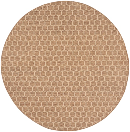 8' Round Natural Round Rug