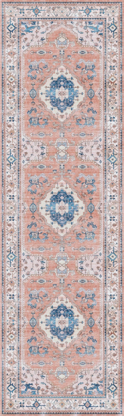 2'3" x 7'6" Coral Runner Rug