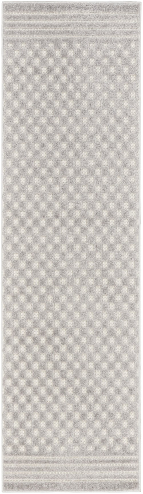 2' X 6' Light Grey Runner Rug