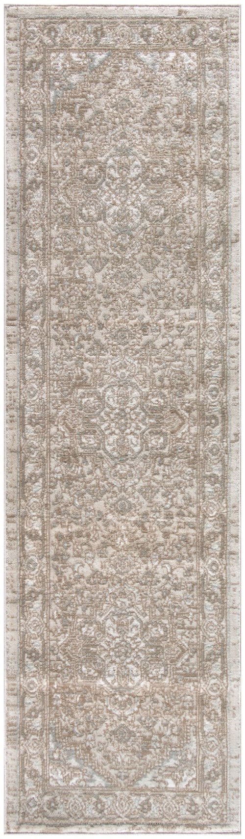 2'2" x 7'6 Beige Runner Rug