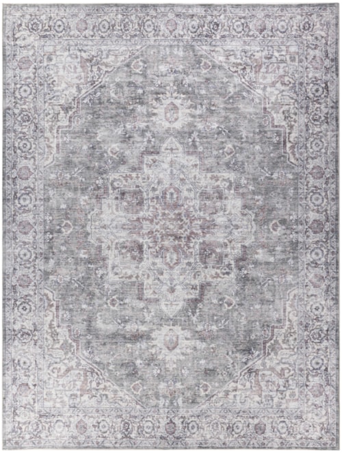10' X 14' Ivory Grey Rectangle Rug
