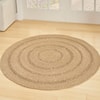 Nourison Natural Seagrass 5' x Round Natural Outdoor Rug