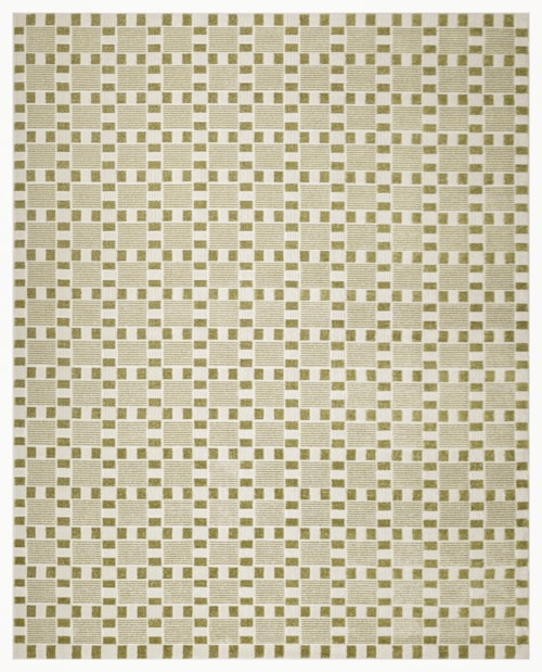 8' X 10' Green Rectangle Rug