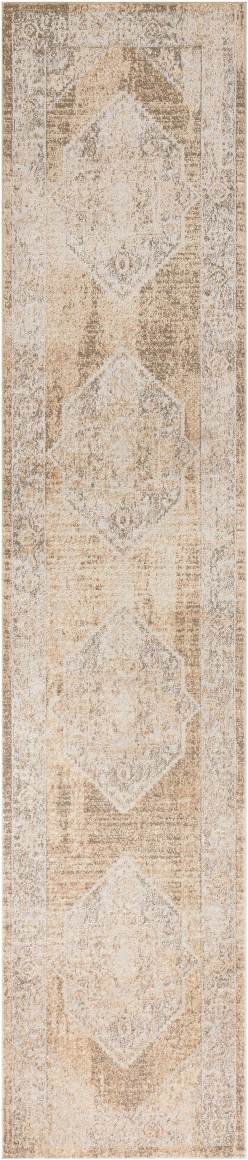 2'2" X 8' Beige Runner Rug