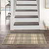 Nourison Grafix 2' x 4' Olive Farmhouse Rug