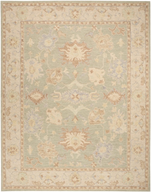 8'6" X 11'6" Sage Ivory Rectangle Rug