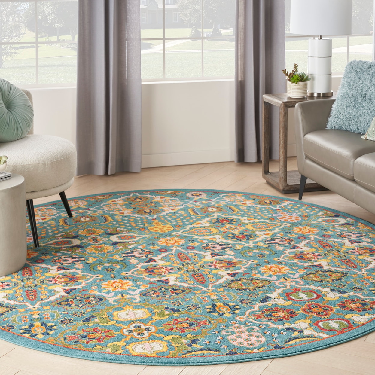 Nourison Allur 7'10"  Rug