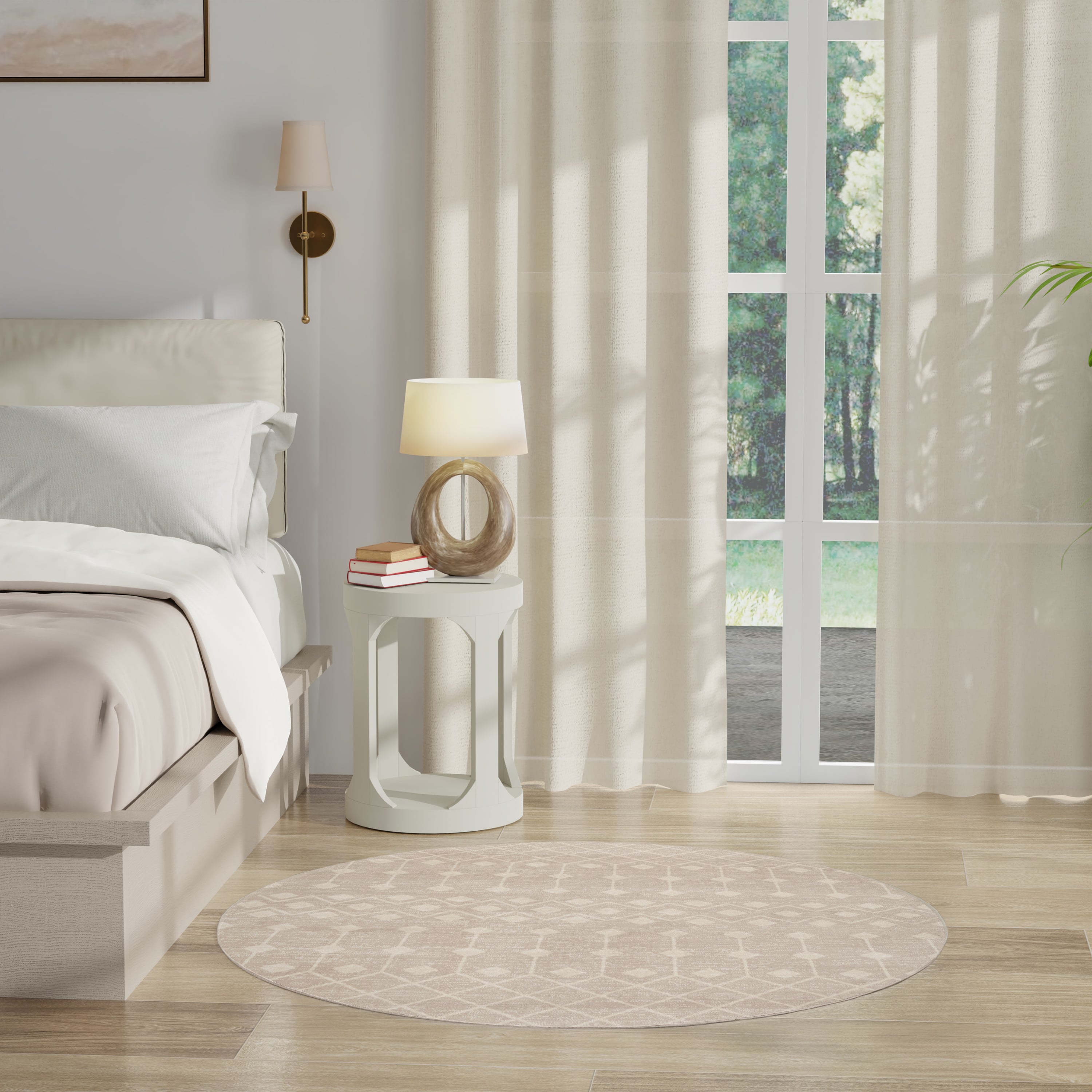 Nourison Grafix 5'3" Round  Rug