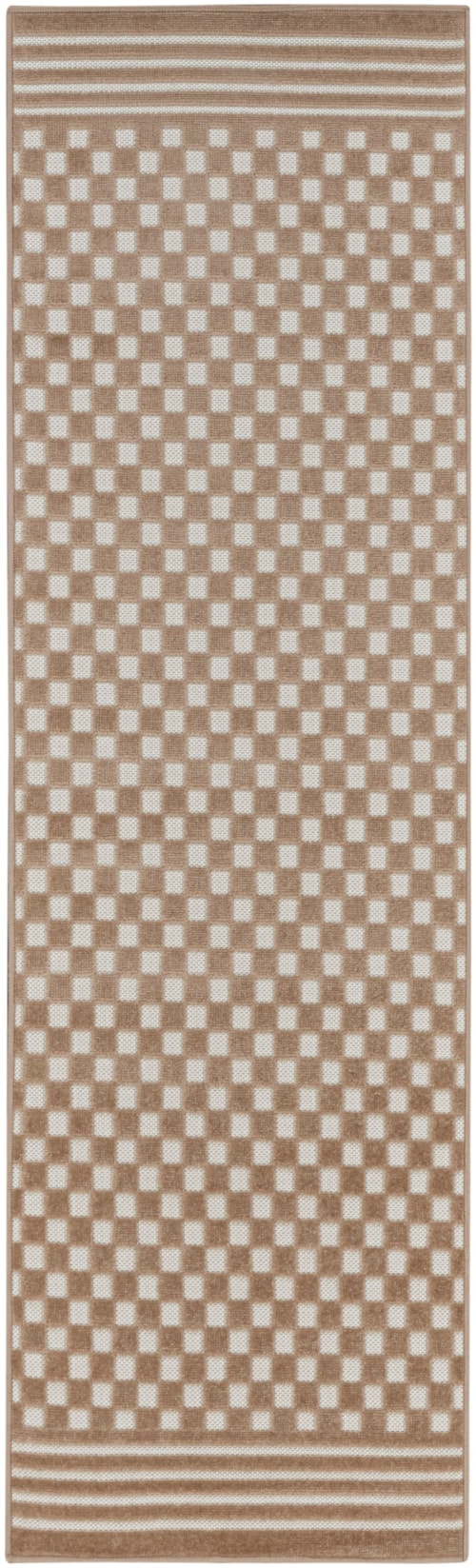 2' X 6' Brown Runner Rug