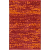 3' x 5' Red Rectangle Rug