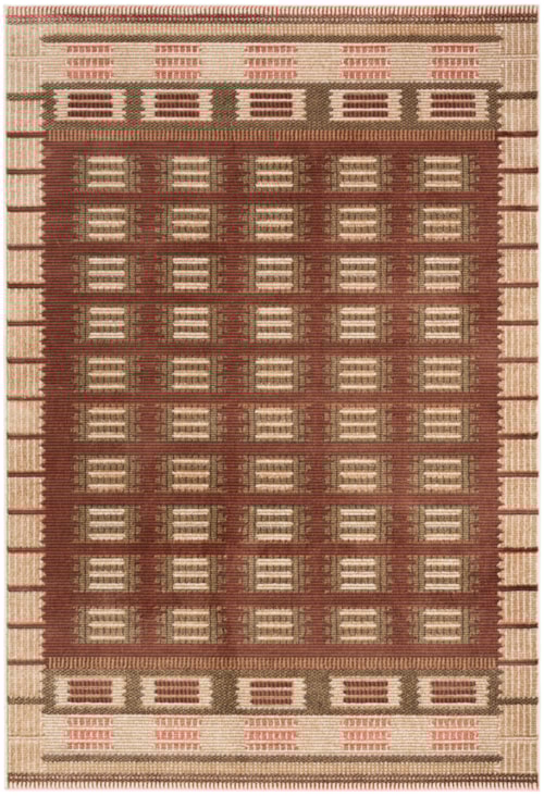 4' X 6' Rust Rectangle Rug
