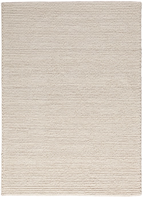 5'3" X 7'3" Ivory Rectangle Rug