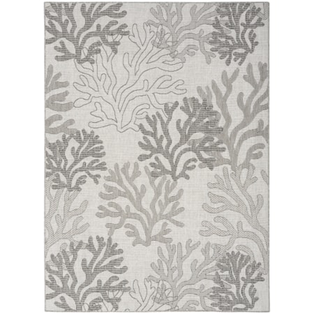 4' x 6' Grey Coastal, Nautical & Beach Rug