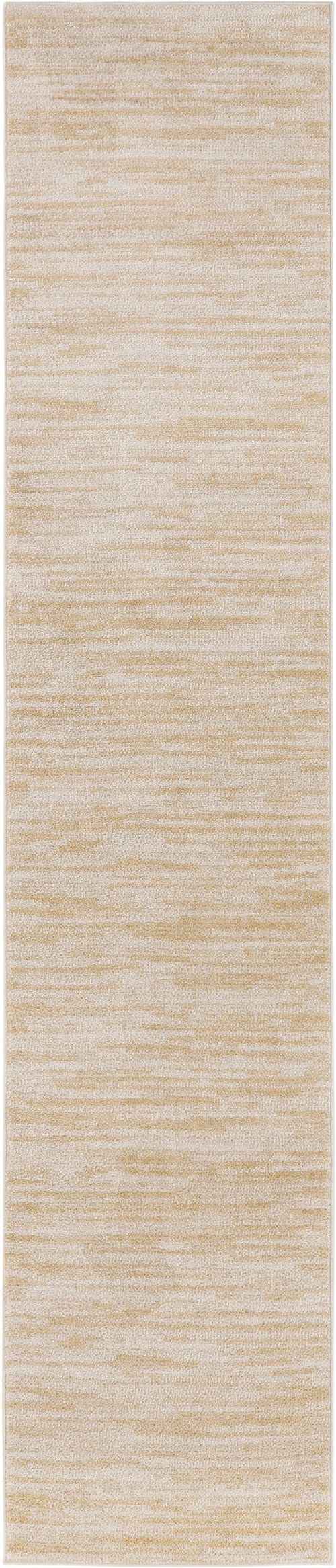 2'2" x 10' Ivory Gold Runner Rug
