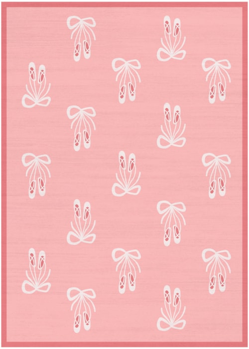 5' X 7' Pink Rectangle Rug
