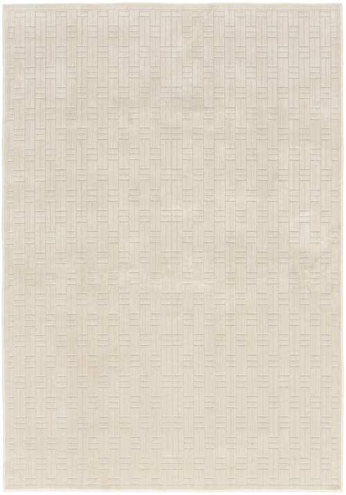 6' X 9' Ivory Rectangle Rug