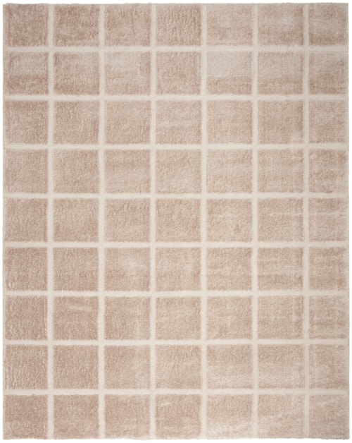 7'10" X 9'10" Beige Rectangle Rug