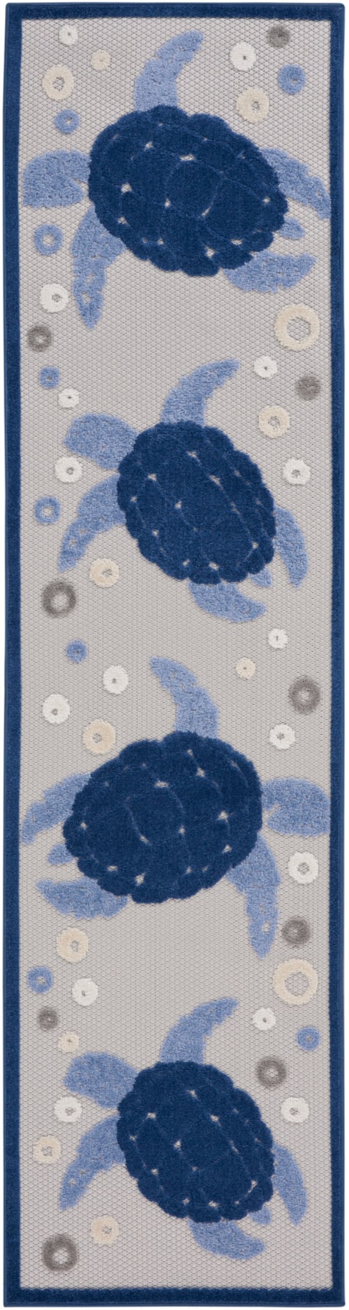 2'3" x 8' Navy Blue Runner Rug