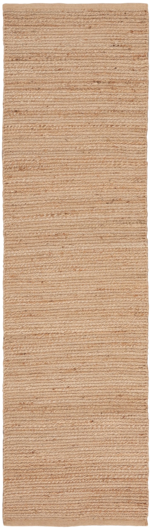 Natural Jute 2'3" X 10' Natural Farmhouse Indoor Rug