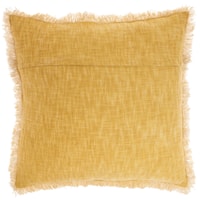 22" X 22" Yellow Rectangle Throw Pillows
