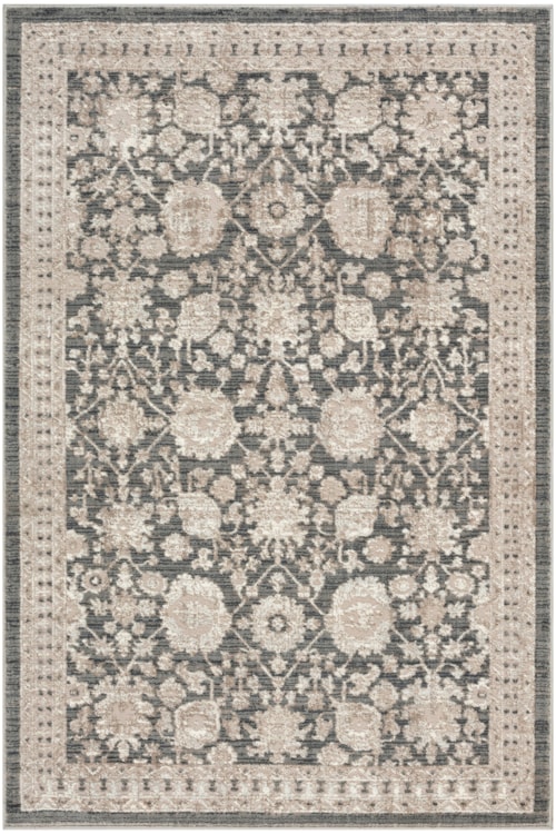 3'11" X 5'11" Charcoal Rectangle Rug