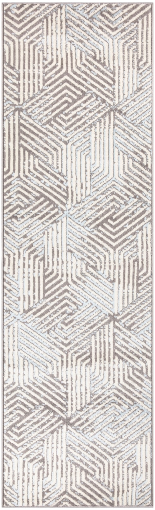 2' X 6' Grey Runner Rug