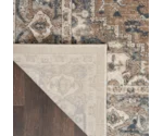 Nourison Quarry 2'2" x 6' Beige Grey Farmhouse Rug