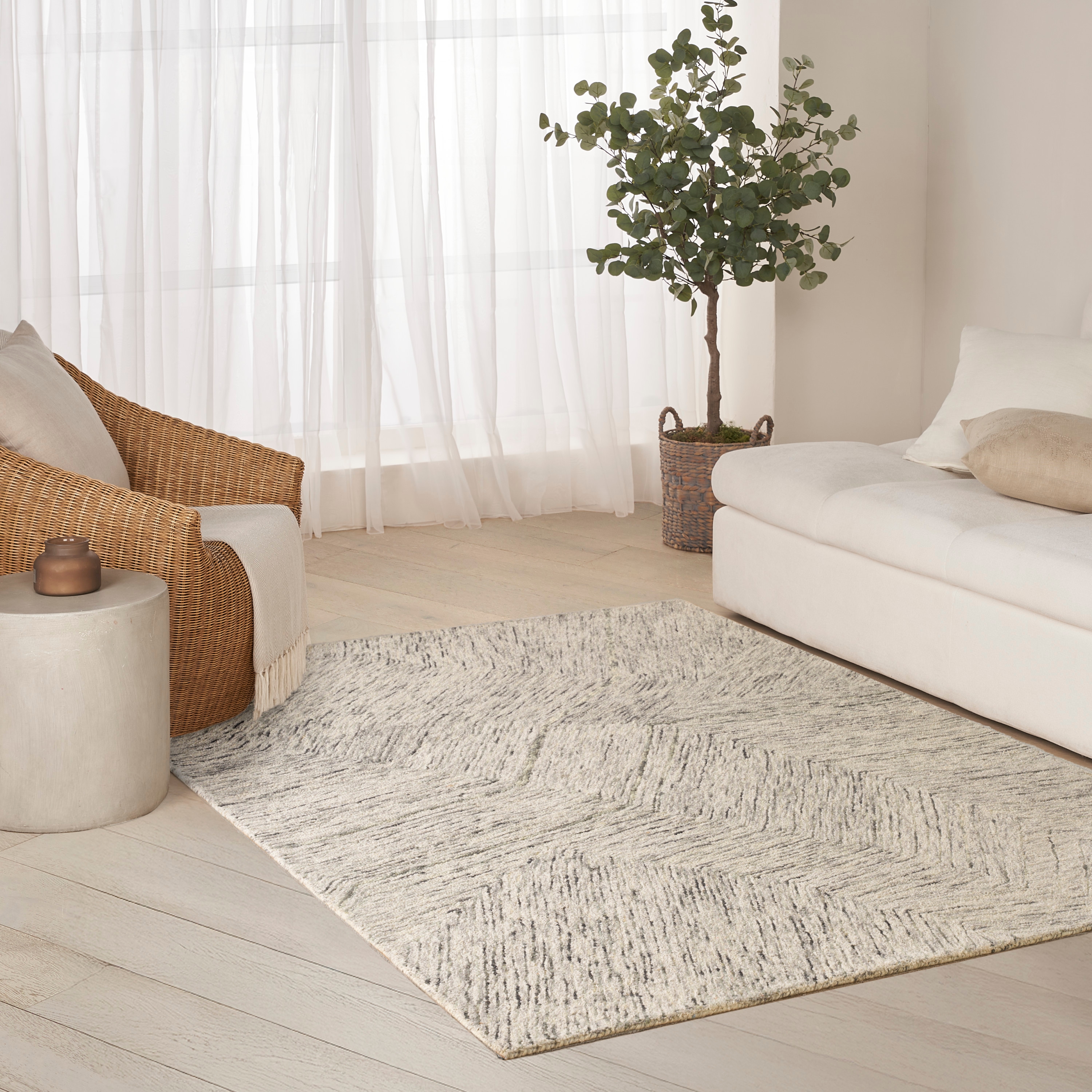 Nourison Pure Angles 5'3" X 7'3"