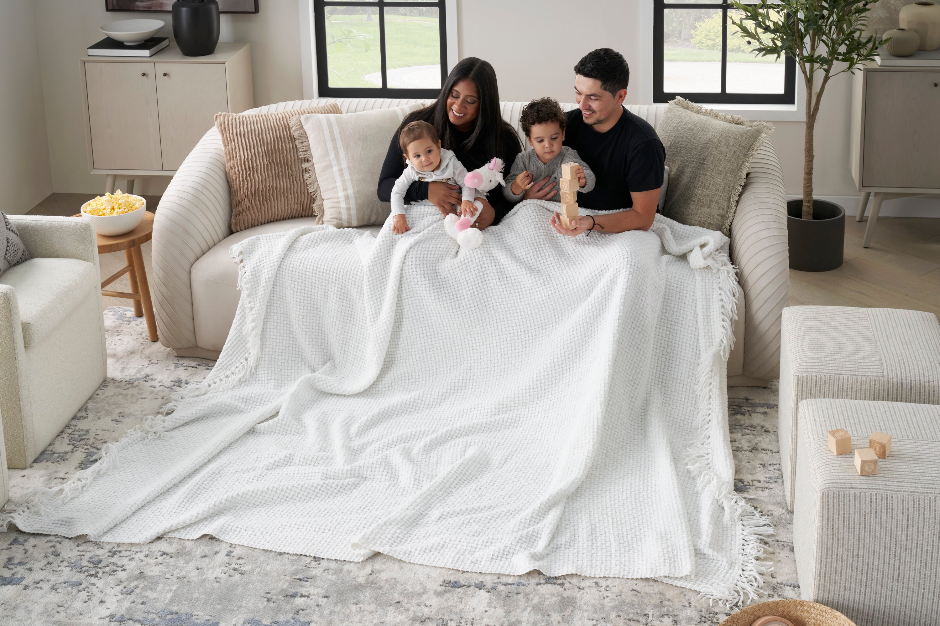 Nourison Lifestyle 70" x 103" Throw blankets