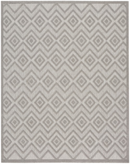 9' X 12' Silver Grey Rectangle Rug