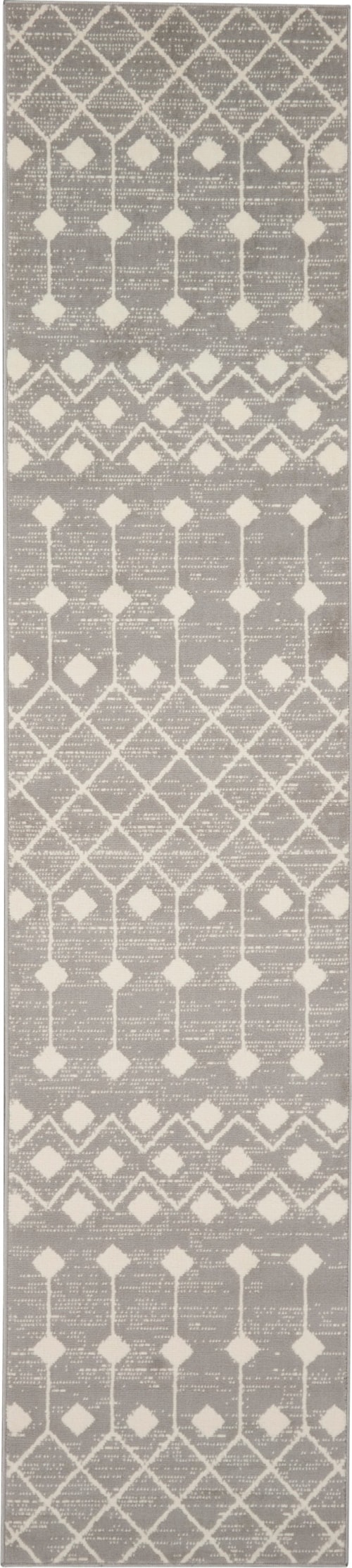 2' X 6' Grey Runner Rug