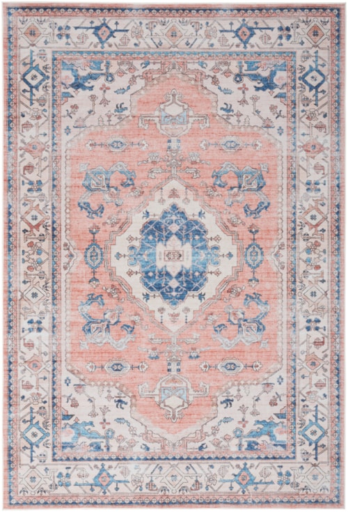 5' x 7' Coral Rectangle Rug