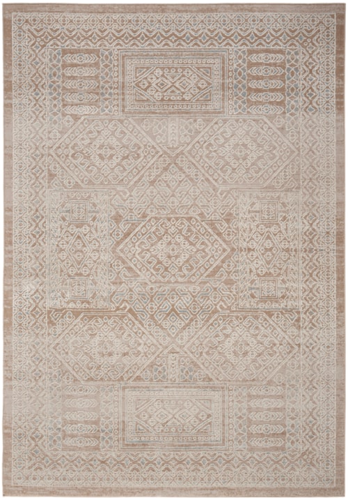5'3" X 7'3" Beige Cream Rectangle Rug